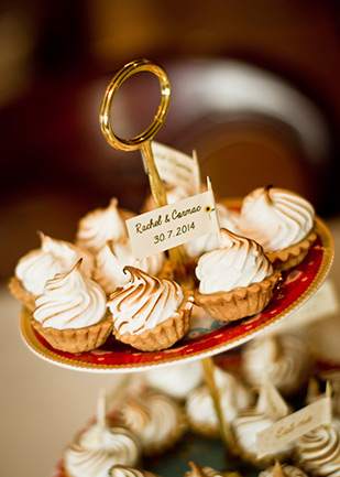 cocktail hour nibbles  | Cormac and Rachel's vintage glam wedding by Joe Laverty | onefabday.com