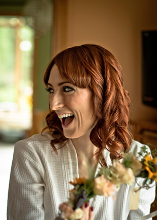 bridal makeup | Cormac and Rachel's vintage glam wedding by Joe Laverty | onefabday.com