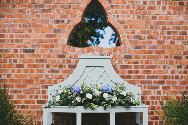 pretty outdoor ceremony florals | onefabday.com