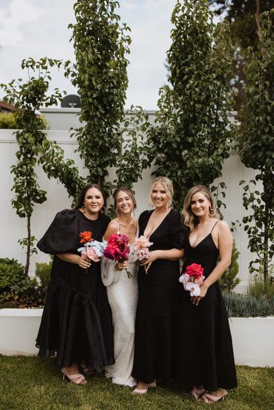 short black bridesmaid dresses, black bridesmaid jumpsuits, short black bridesmaid dresses, winter bridesmaids dresses