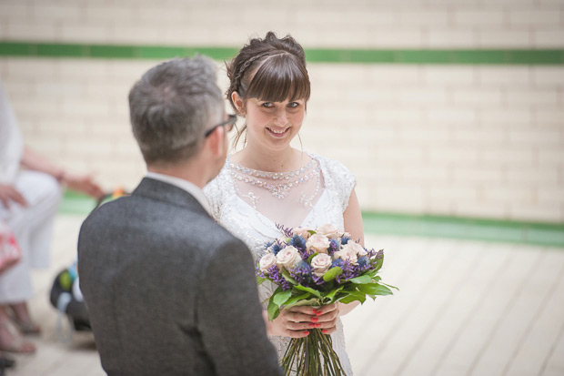 Fran and Dave's Simple and Chic Wedding at the Victoria Baths, Manchester by Mr Sleeve | onefabday.com