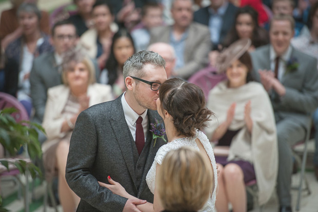 Fran and Dave's Simple and Chic Wedding at the Victoria Baths, Manchester by Mr Sleeve | onefabday.com