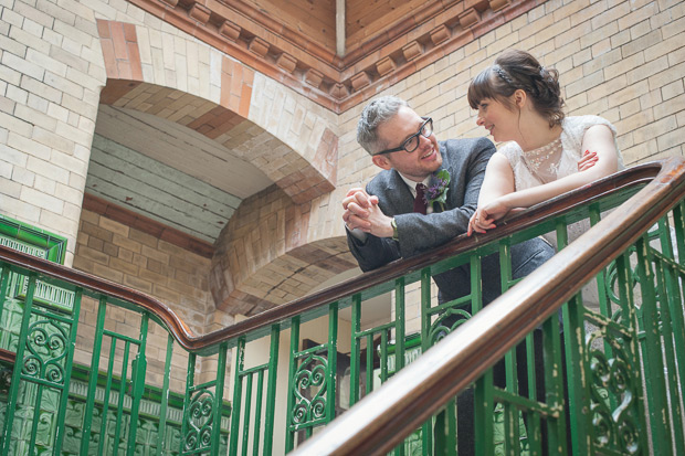 Fran and Dave's Simple and Chic Wedding at the Victoria Baths, Manchester by Mr Sleeve | onefabday.com