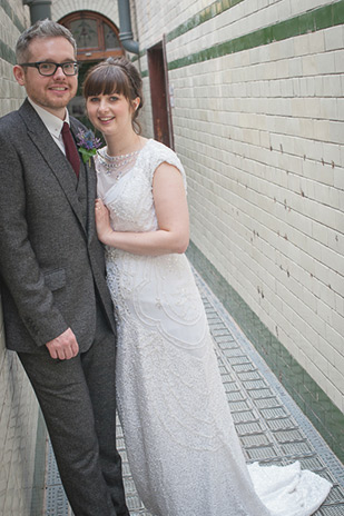 Fran and Dave's Simple and Chic Wedding at the Victoria Baths, Manchester by Mr Sleeve | onefabday.com