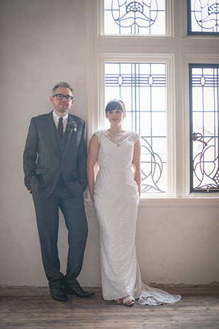 Fran and Dave's Simple and Chic Wedding at the Victoria Baths, Manchester by Mr Sleeve | onefabday.com