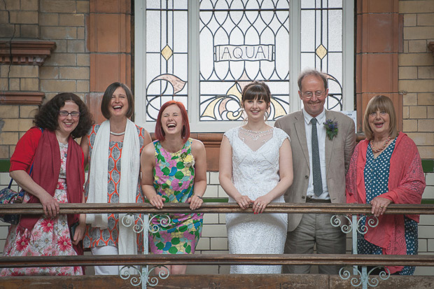 Fran and Dave's Simple and Chic Wedding at the Victoria Baths, Manchester by Mr Sleeve | onefabday.com