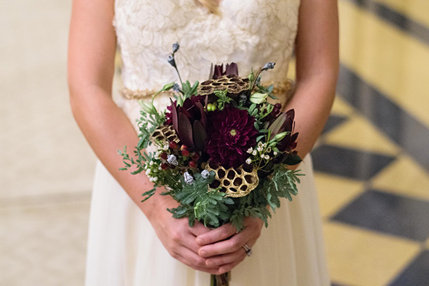 Red and green winter wedding inspiration | onefabday.com