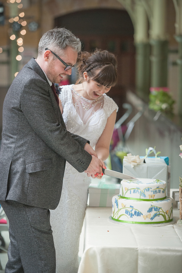 Fran and Dave's Simple and Chic Wedding at the Victoria Baths, Manchester by Mr Sleeve | onefabday.com