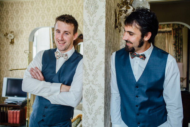 print bowties | Alan and Ger's sunny summer wedding at Dromquinna Manor by White Cat Studio | onefabday.com