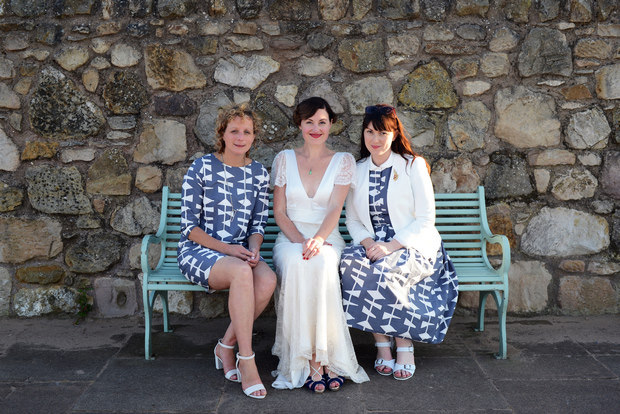 vintage print bridesmaids dresses | Zoe and Jozef's colourful vintage wedding by Vivvi Photography | onefabday.com