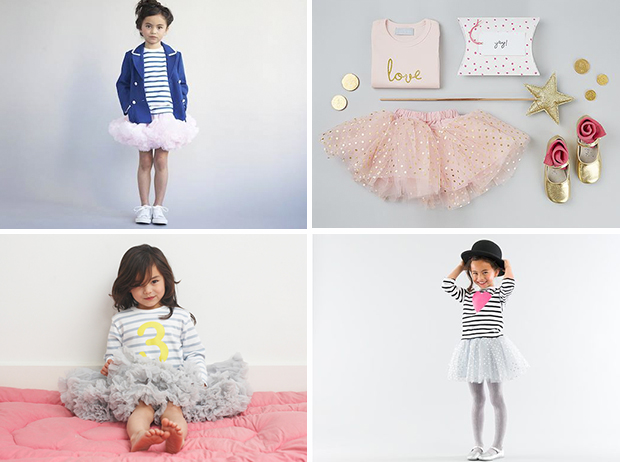 Cute tutus for kids from Bob and Blossom