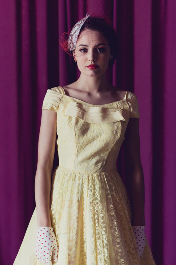 Fabulous vintage bridesmaid dress from Dirty Fabulous shot by White Tea