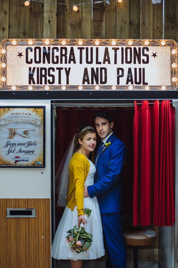 Photobooth fun | Kirsty and Paul's wonderful handmade wedding at Hilltop Farm by James and Lianne | onefabday.com 