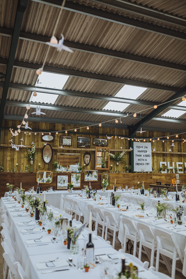 Barn wedding | Kirsty and Paul's wonderful handmade wedding at Hilltop Farm by James and Lianne | onefabday.com 