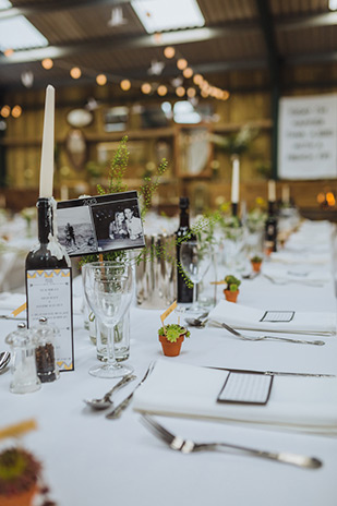 Barn wedding | Kirsty and Paul's wonderful handmade wedding at Hilltop Farm by James and Lianne | onefabday.com 