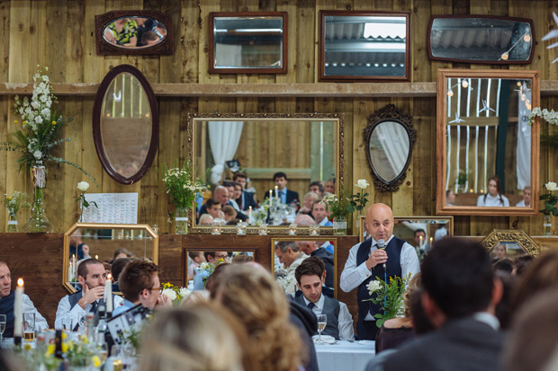 Barn wedding | Kirsty and Paul's wonderful handmade wedding at Hilltop Farm by James and Lianne | onefabday.com 