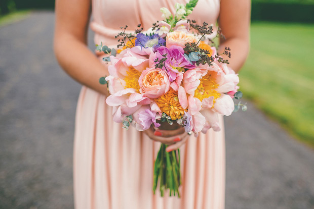 pretty peony bridal bouquet | onefabday.com | onefabday.com