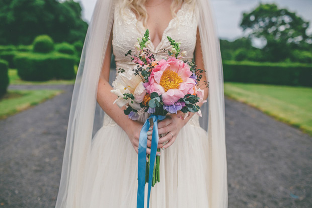 pretty peony bridal bouquet | onefabday.com | onefabday.com