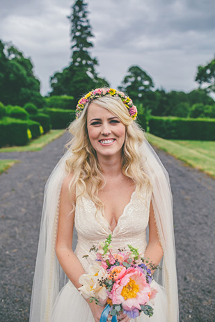 pretty peony bridal bouquet | onefabday.com | onefabday.com