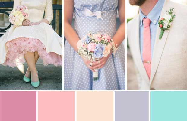 Pretty Pastels: Pink and Blue Colour Palette | onefabday-com.go-vip.net