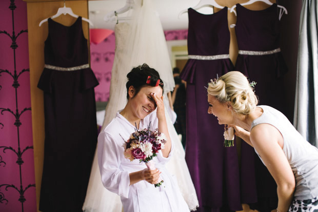 Kerri and Cathal's Pretty in pink Father Ted themed wedding by Simple Tapestry | onefabday.com 