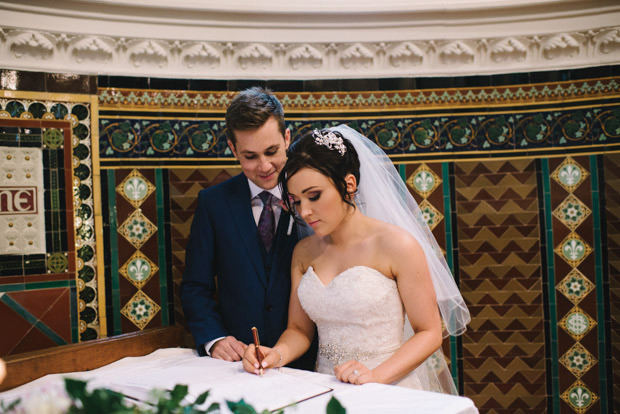 Kerri and Cathal's Pretty in pink Father Ted themed wedding by Simple Tapestry | onefabday.com 