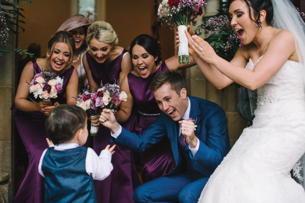 Kerri and Cathal's Pretty in pink Father Ted themed wedding by Simple Tapestry | onefabday.com 