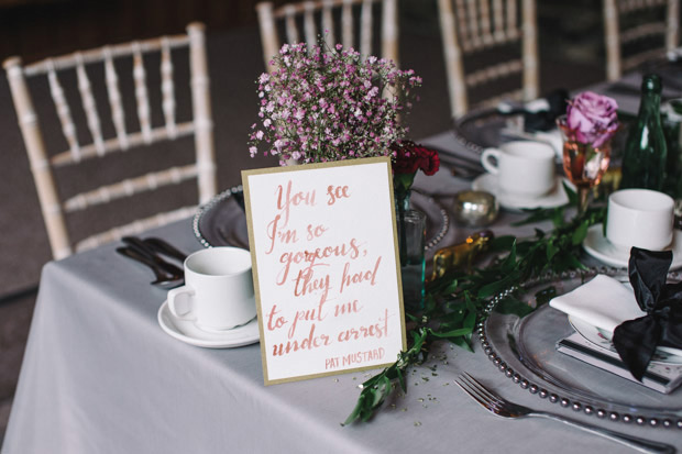 Kerri and Cathal's Pretty in pink Father Ted themed wedding by Simple Tapestry | onefabday.com 