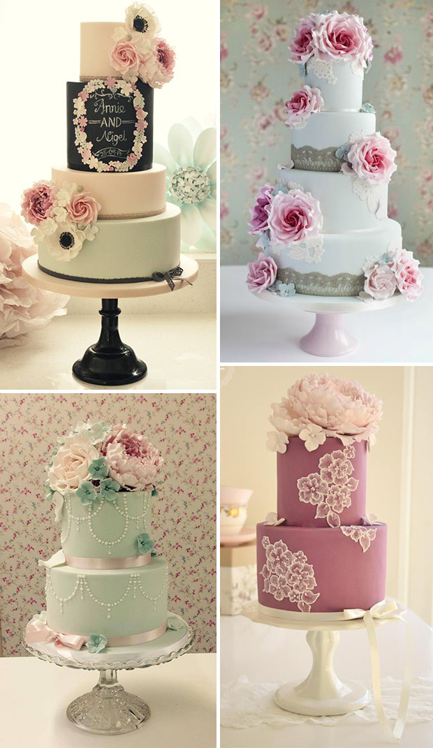 Cotton and Crumbs Wedding Cakes | onefabday.com