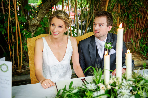 Clio and Dave's beautiful botanical inspired wedding at Kilshane House by Give Us A Goo Photography | onefabday.com