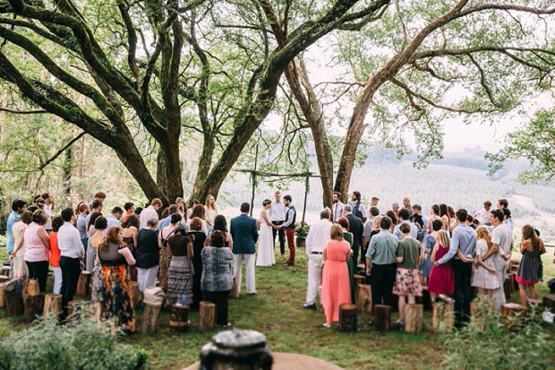 Judy and Martin's Magical Woodland Wedding by Lad and Lass | onefabday.com