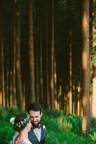 Judy and Martin's Magical Woodland Wedding by Lad and Lass | onefabday.com