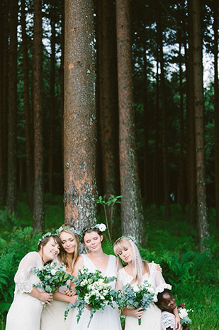 Judy and Martin's Magical Woodland Wedding by Lad and Lass | onefabday.com