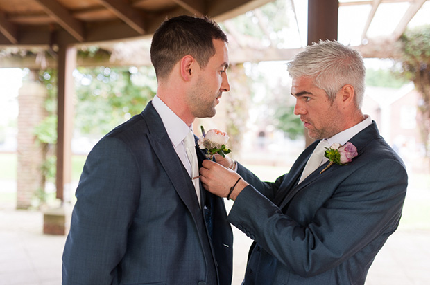 Paul and Ann's pretty barn wedding at Larchfield | onefabday.com