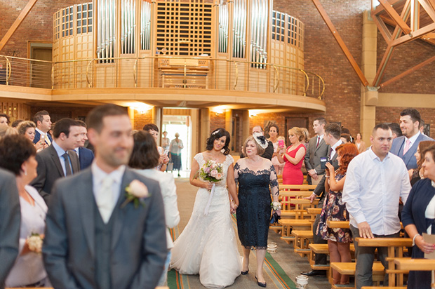  Paul and Ann's pretty barn wedding at Larchfield | onefabday.com