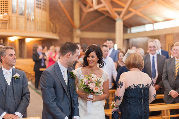  Paul and Ann's pretty barn wedding at Larchfield | onefabday.com