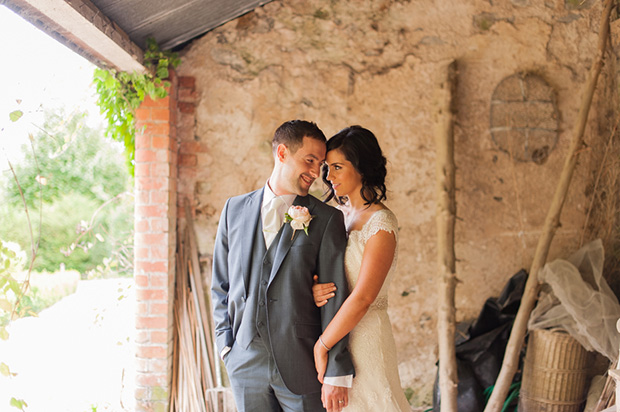  Paul and Ann's pretty barn wedding at Larchfield | onefabday.com