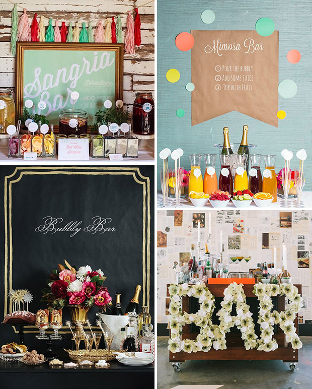 2015 Wedding Trends | Cocktail Bars | onefabday.com