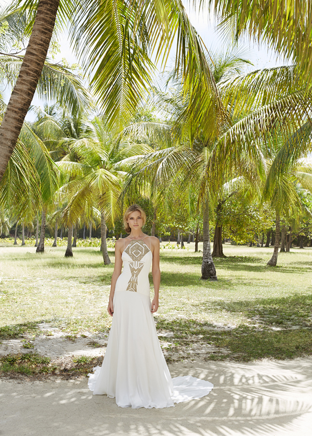 Amanda Wakeley Posephone Wedding Dress From The Sposa Mustique Collection | onefabday.com