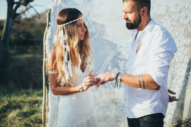 Beautiful boho bridal inspiration| onefabday.com