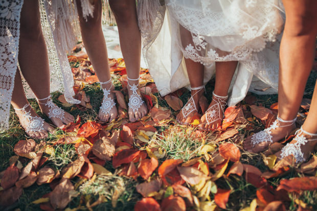 boho bridesmaids style | Beautiful boho bridal inspiration| onefabday.com