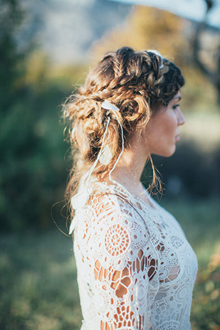 boho bridesmaids style | Beautiful boho bridal inspiration | onefabday.com