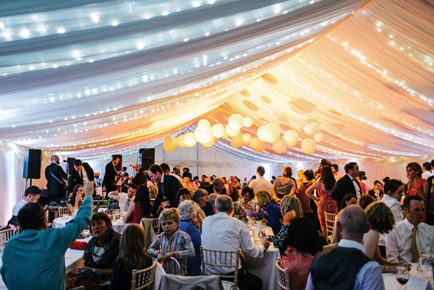 Susan and Colm's beautiful at-home marquee wedding by Darek Novak | onefabday.com