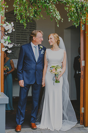 Olly and Annie's pretty summer wedding by Gather and Tides | onefabday.com