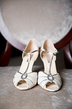 Rachel Simpson bridal shoes | Arlene and Richard's Love is the Best Medicine inspired wedding by MOS Photography | onefabday.com