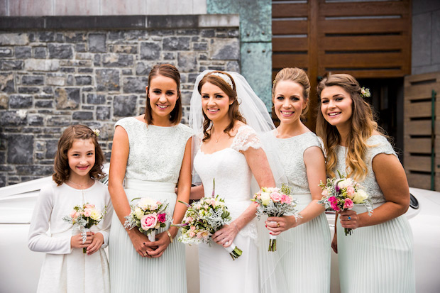 soft mint bridesmaids dresses | Arlene and Richard's Love is the Best Medicine inspired wedding by MOS Photography | onefabday.com