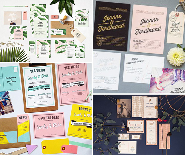 Retro modern stationery from Mister M | onefabday.com