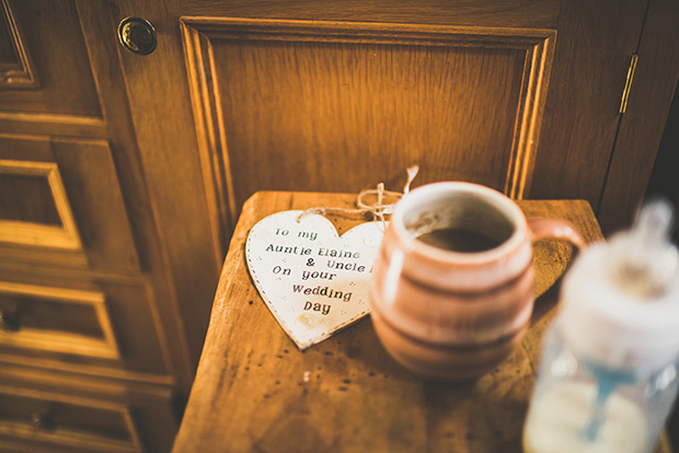 wedding prep | Elaine and Kenny's pretty pastel pub wedding by Paula Gillespie | onefabday.com