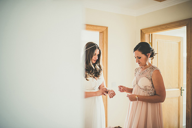 Elaine and Kenny's pretty pastel pub wedding by Paula Gillespie | onefabday.com