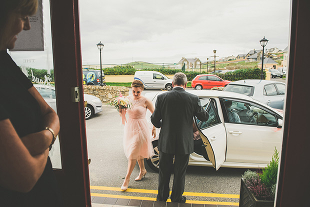 Elaine and Kenny's pretty pastel pub wedding by Paula Gillespie | onefabday.com